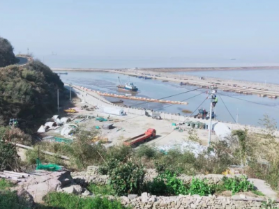 浙江金七門核電廠混凝土攪拌站及砂石廠臨時供電工程一階段順利送電！